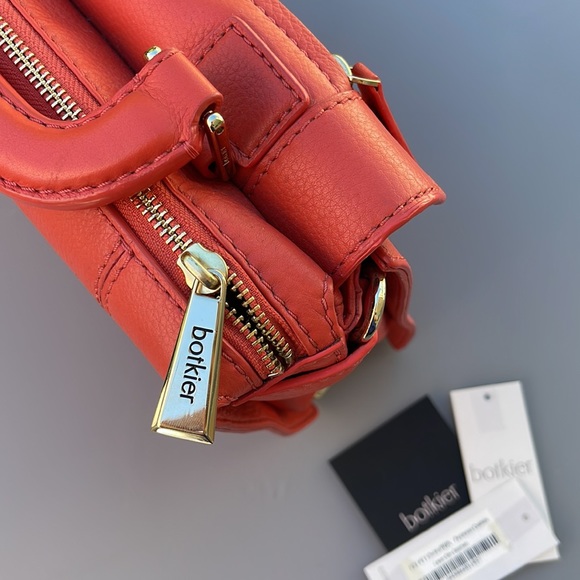 Botkier orange leather Sml Leon satchel by Botkier * EUC - Picture 11 of 13